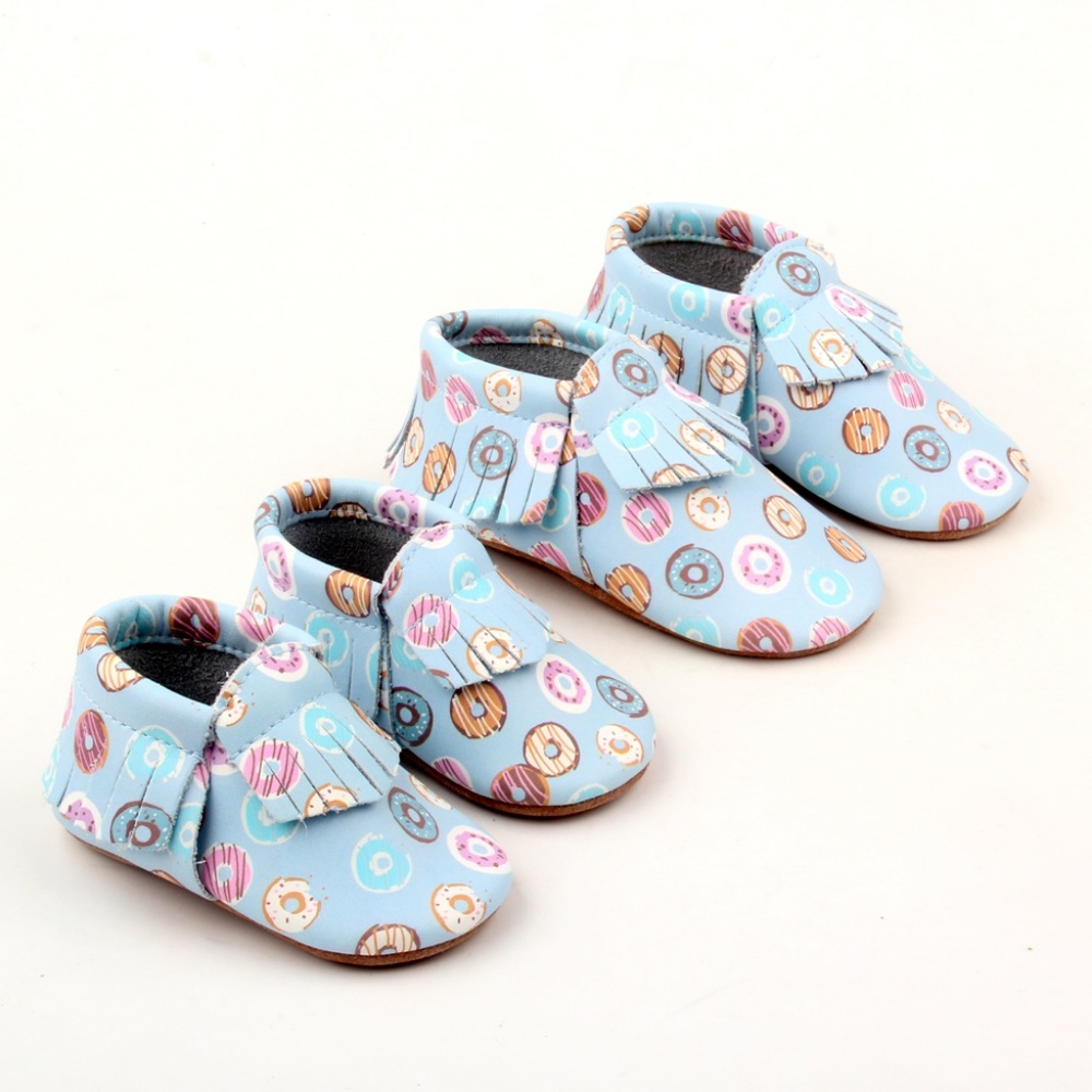 Starbie baby moccasins, toddler shoes 0-24 months
